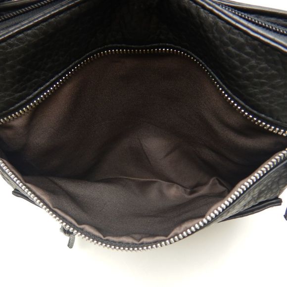 Guscio Shoulder Bag Synthetic Leather Black - Picture 6 of 8